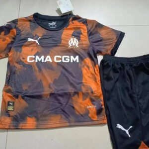 23-24 Olympique Marseille Third Kids Kit