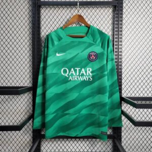23-24 PSG Green GoalKeeper Long Sleeve 