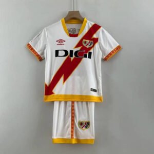 23-24 Rayo Vallecano Home Kids Kit