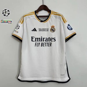 23-24 Real Madrid Home Fan Version UCL Final Game 