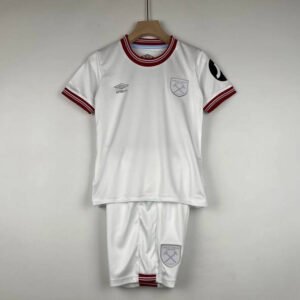 23-24 West Ham United Away Kids Kit