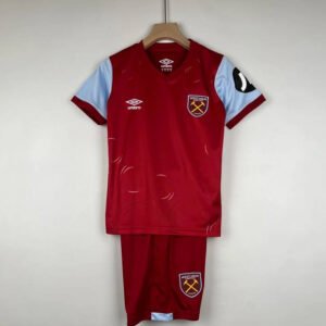 23-24 West Ham United Home Kids Kit