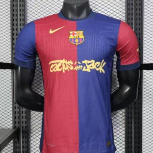 24-25 Barcelona Home Player Version x Travis Scott