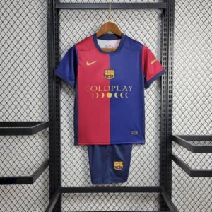 24-25 Barcelona Sponsor Coldplay Kids Kit