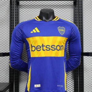 24-25 Boca Juniors Home Long Sleeve Player Version