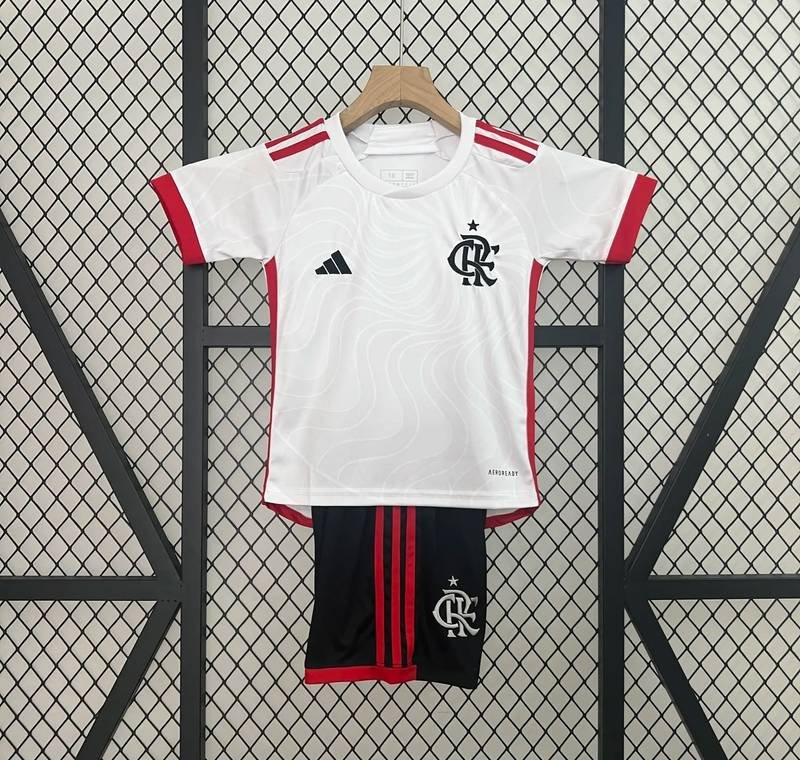 24-25 Flamengo Away Kids Kit