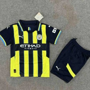 24-25 Manchester City Away Kids Kit