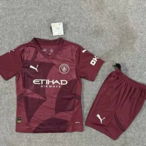 24-25 Manchester City Third Kids Kit