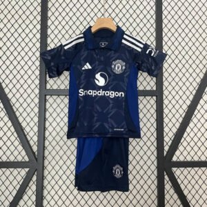 24-25 Manchester United Away Kids Kit