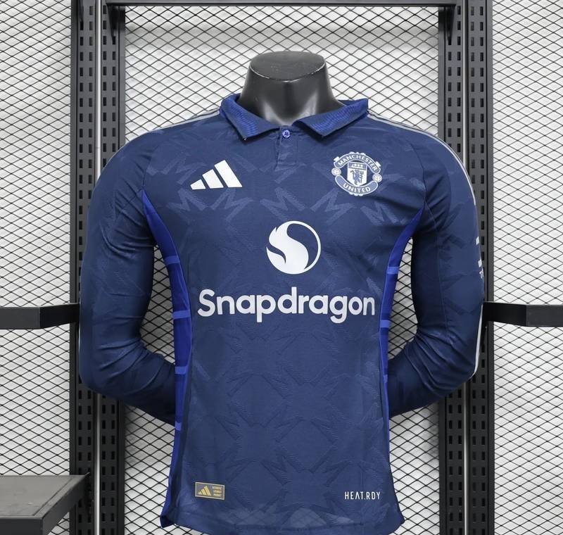24-25 Manchester United Away Long Sleeve Player Version