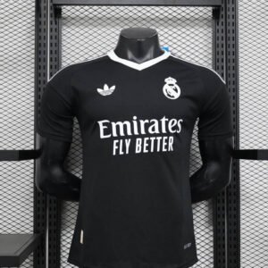24-25 Real Madrid Black Goal Keeper Player Version