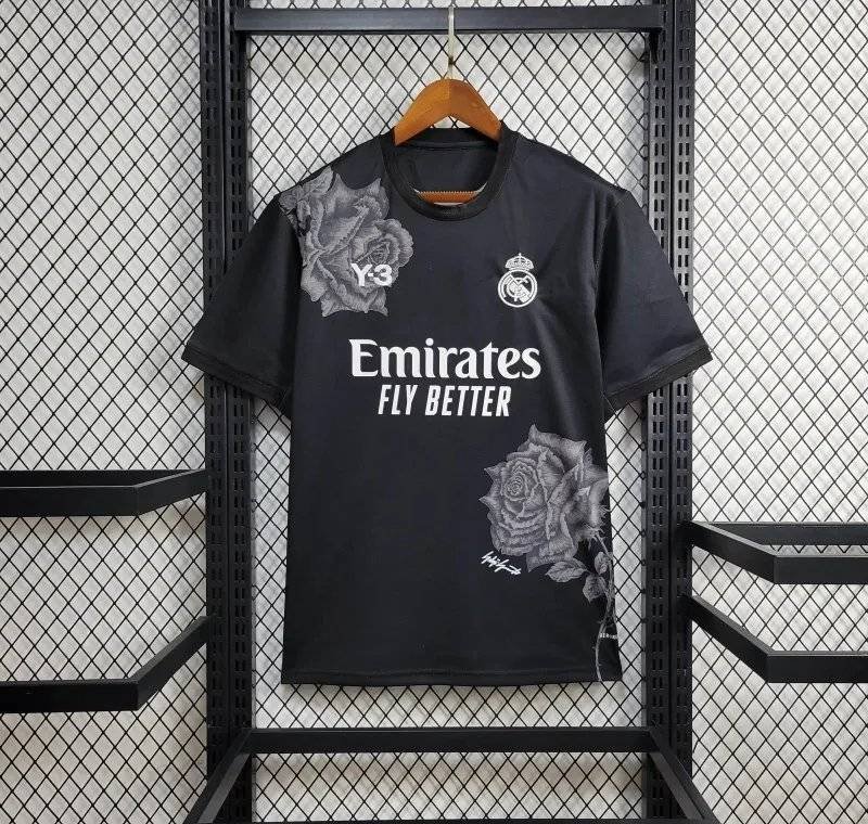 24-25 Real Madrid Y3 Black Fan Version