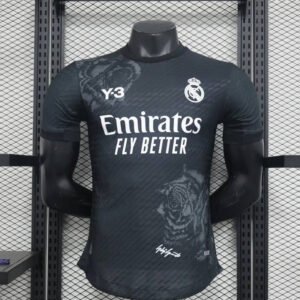 24-25 Real Madrid Y3 Black Player Version