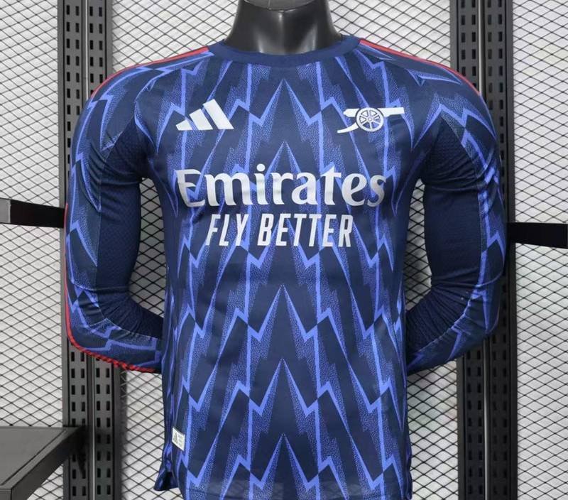 25-26 Arsenal Away Long Sleeve Player Version