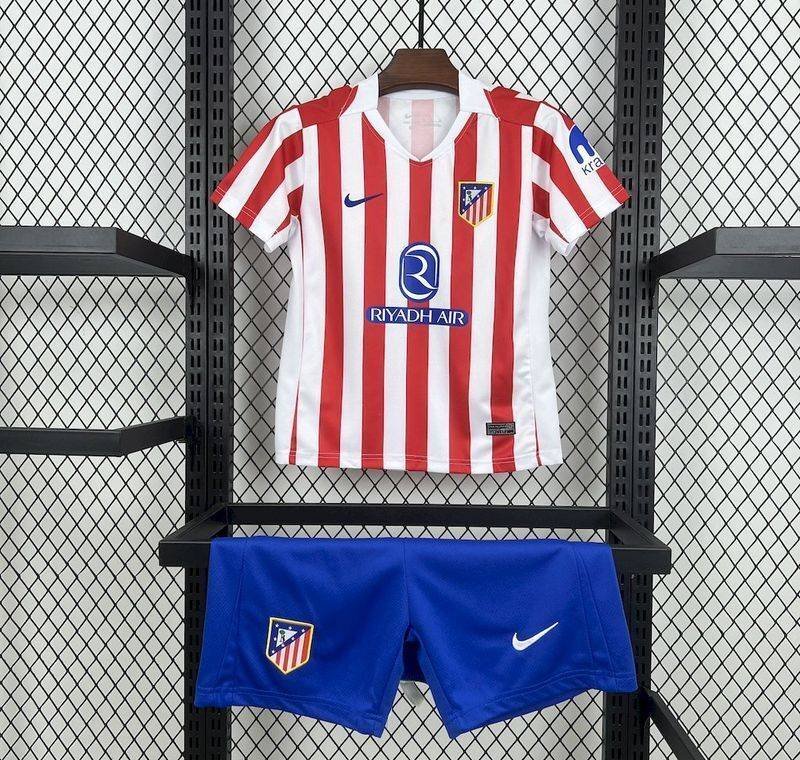 25-26 Atletico Madrid Home Kids Kit