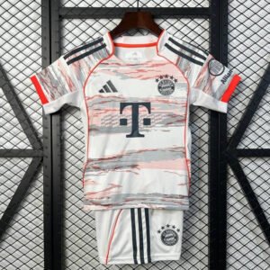 25-26 Bayern Munich Away Kids Kit
