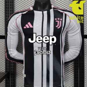 25-26 Juventus Home Long Sleeve Player Version