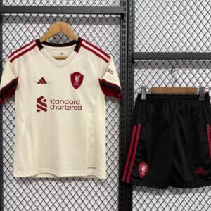 25-26 Liverpool Away Kids Kit