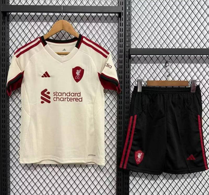 25-26 Liverpool Away Kids Kit