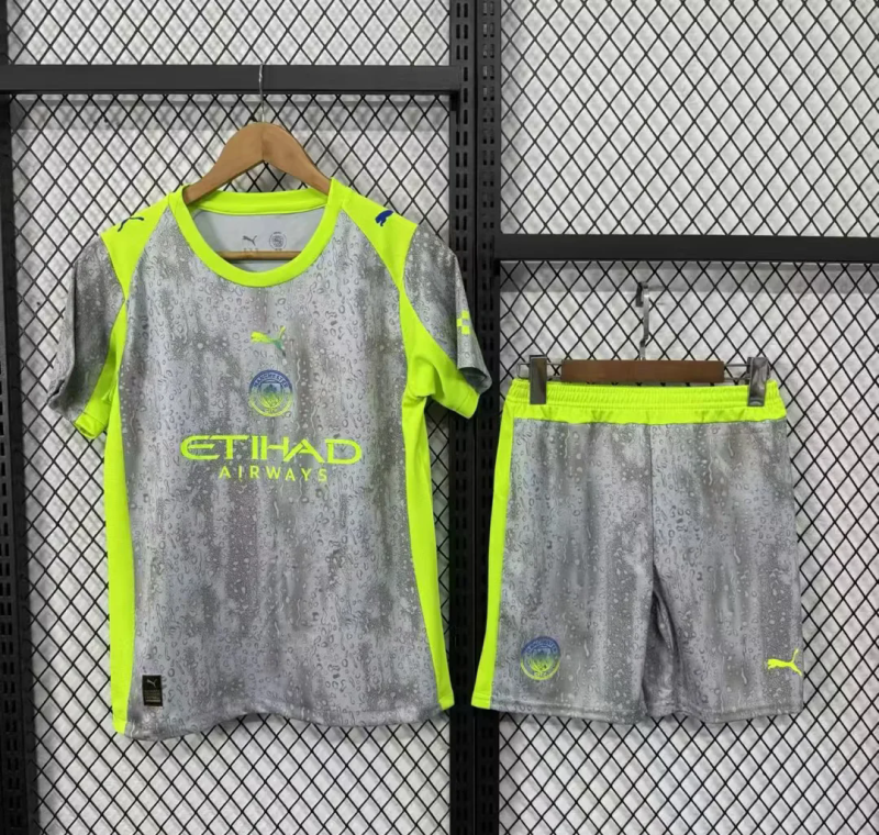 25-26 Manchester City Third Kids Kit