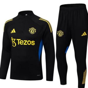 25-26 Manchester United Black Training Suit