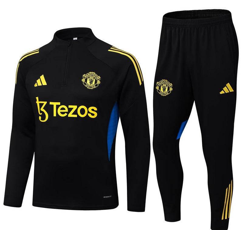 25-26 Manchester United Black Training Suit