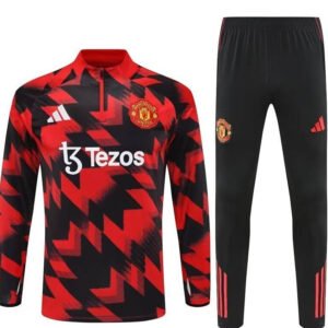 25-26 Manchester United Red Training Suit