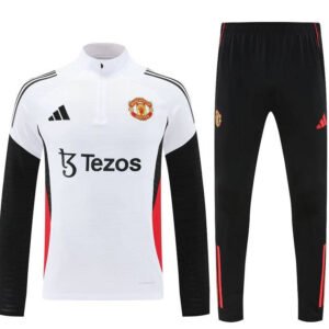 25-26 Manchester United White Training Suit
