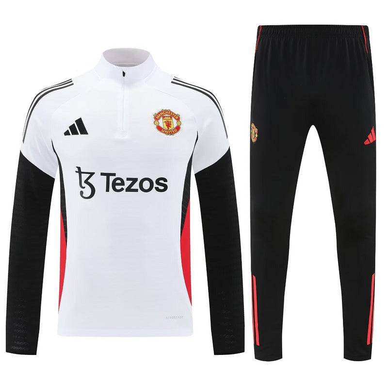 25-26 Manchester United White Training Suit