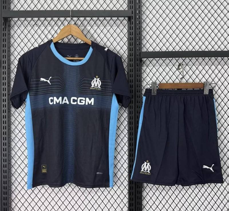 25-26 Marseille Away Kids Kit