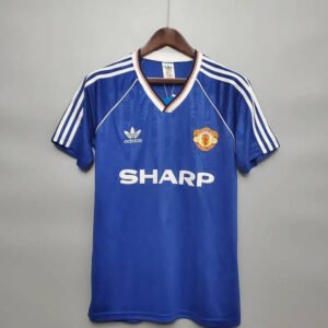 88-90 Manchester United Third Blue Retro 