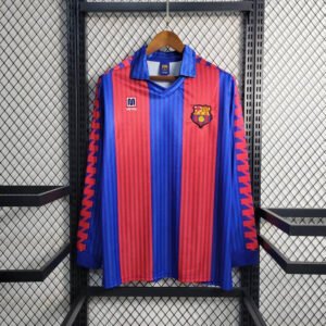 89-92 Barcelona Home Retro Long Sleeve 