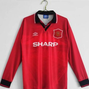 94-96 Manchester United Home Long Sleeve Retro