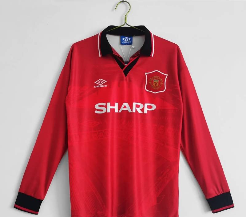 94-96 Manchester United Home Long Sleeve Retro