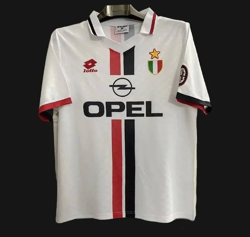 95-97 AC Milan Away Retro Fan Version