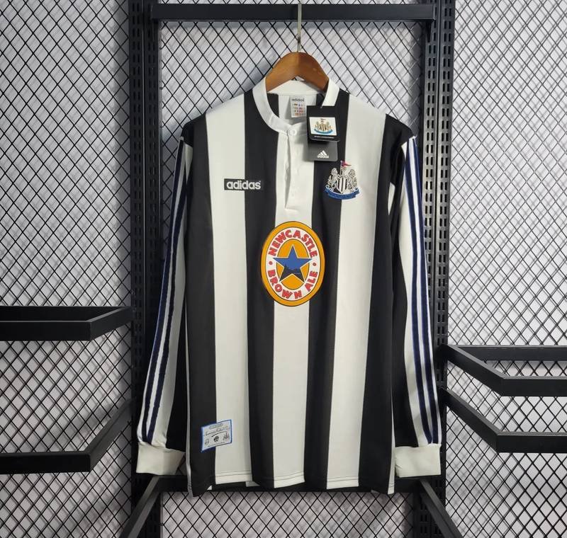 95-97 Newcastle United Home Long Sleeve Retro