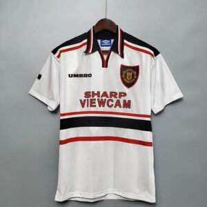 97-98 Manchester United White Retro 