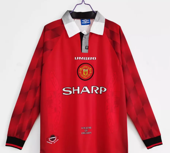 Manchester United 96/97 Home Long Sleeve Beckham 10