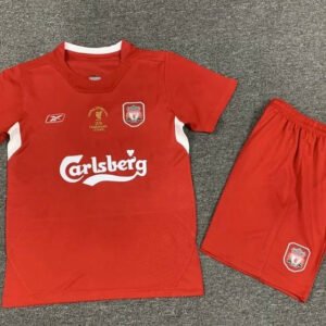 Retro 04-05 Liverpool Home Kids Kit