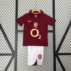 Retro 05-06 Arsenal Home Kids Kit