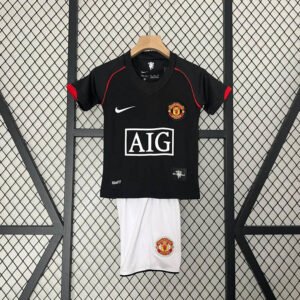 Retro 07-08 Manchester United Away Kids Kit