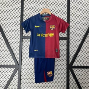 Retro 08-09 Barcelona Home Kids Kit