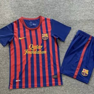 Retro 11-12 Barcelona Home Kids Kit