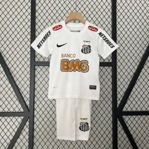 Retro 11-12 Santos Home Kids Kit