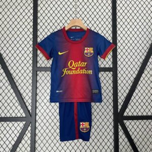 Retro 12-13 Barcelona Home Kids Kit