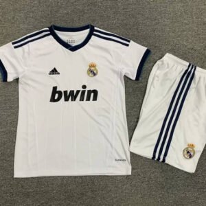 Retro 12-13 Real Madrid Home Kids Kit