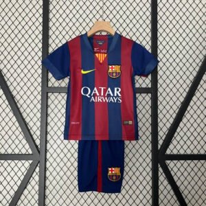 Retro 14-15 Barcelona Home Kids Kit
