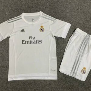 Retro 15-16 Real Madrid Home Kids Kit