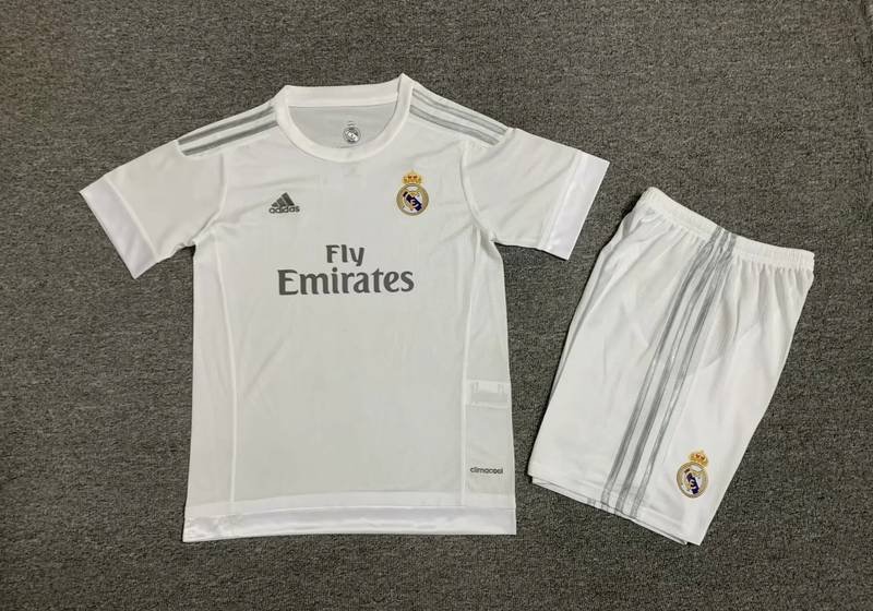 Retro 15-16 Real Madrid Home Kids Kit