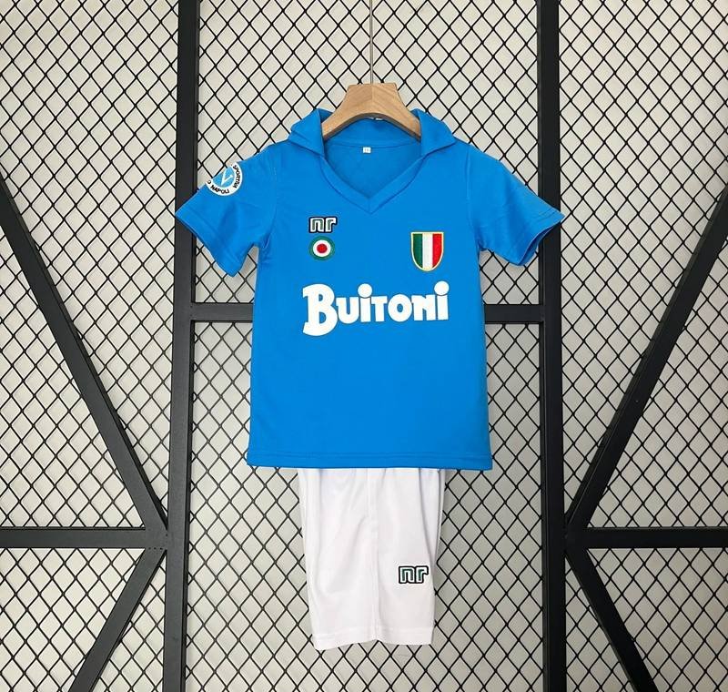 Retro 87-88 Napoli Home Kids Kit